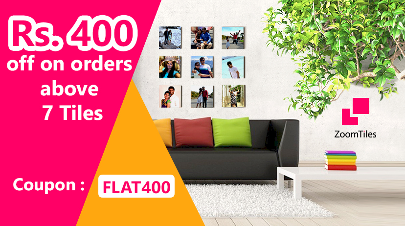 Flat 400 off on orders above 7 Tiles